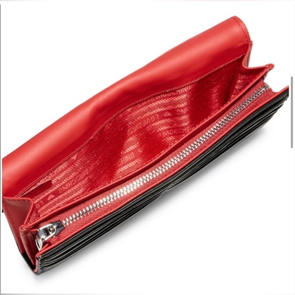 NWT Love Moschino Authentic Metallic Hearts Wallet Black And Silver - Picture 15 of 15